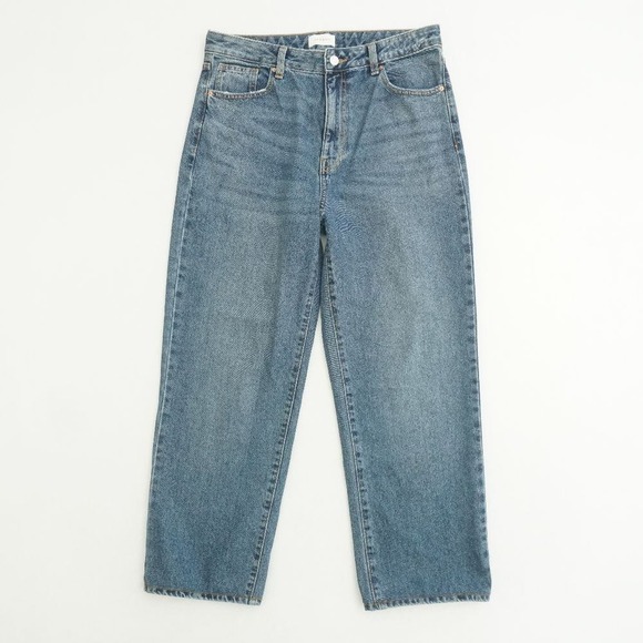Pacsun 90s Boyfriend Jeans Size 30 Blue Denim High Rise Ankle Hemmed - Picture 1 of 13